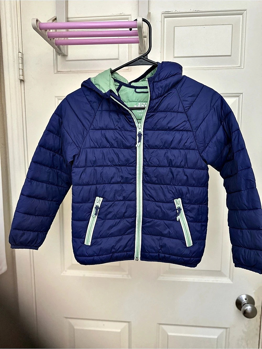 Mini Boden Pack Away Padded Puffer Jacket